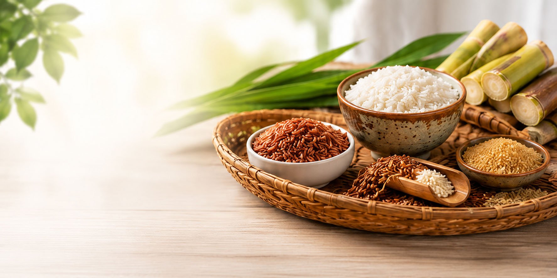 Banner gạo dưỡng sinh