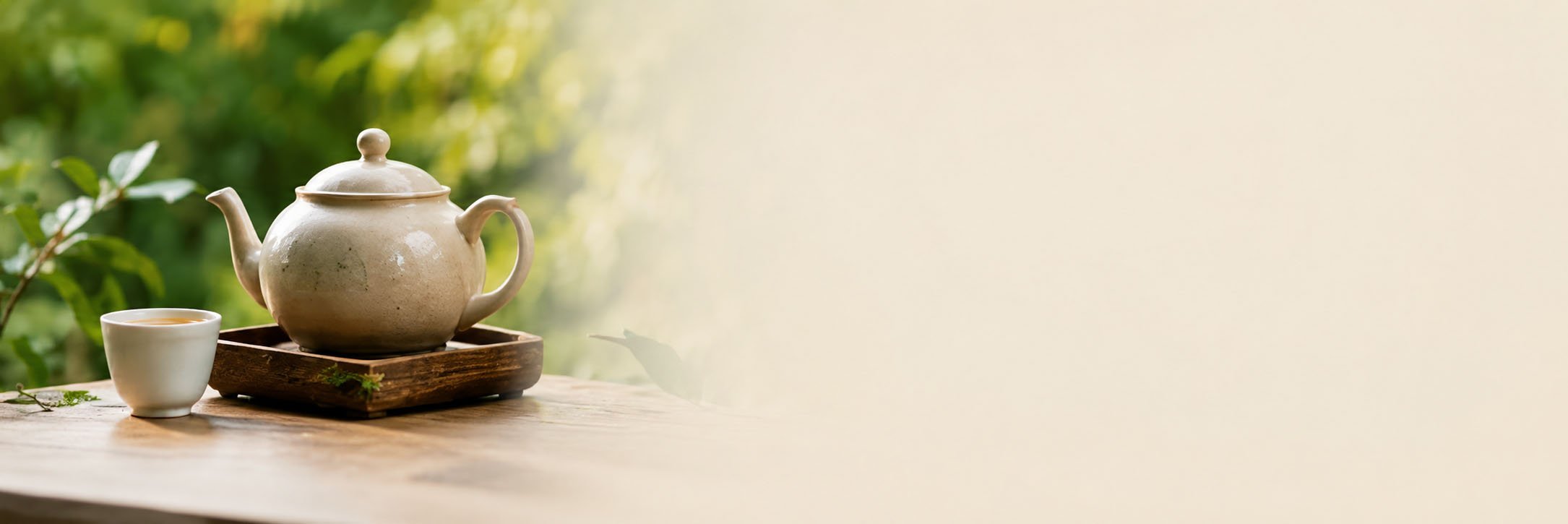 Banner trà