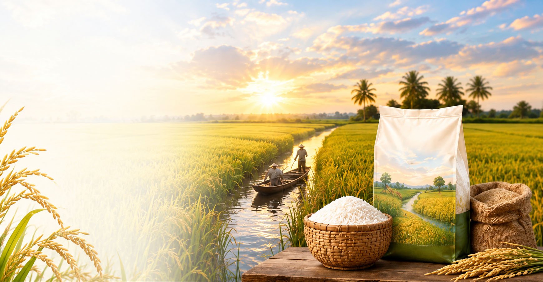 Gạo lúa tôm banner